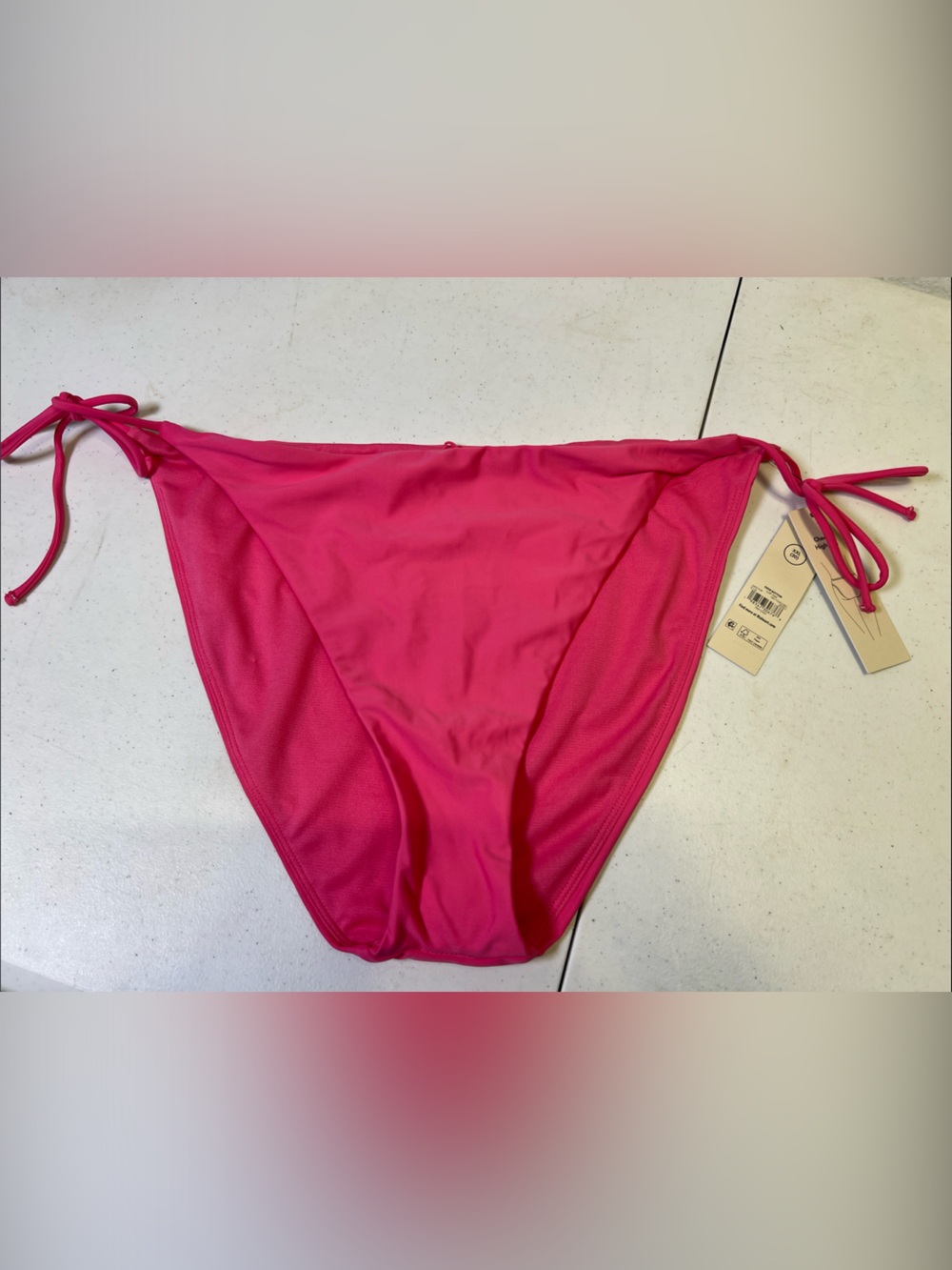 NOBO Hot Pink Tie-Side Bikini Bottoms